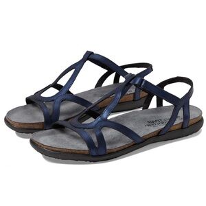 NAOT Women's Dorith Sandal Polar Sea Leather (blue) size 37